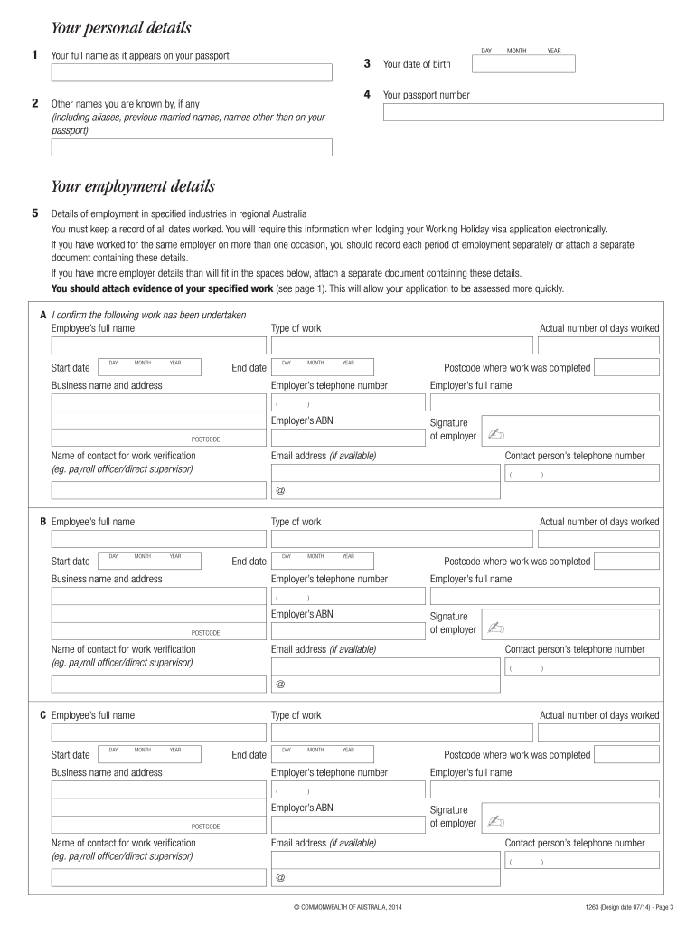 1263 Form