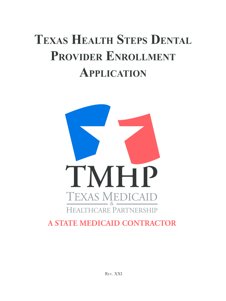  Tmhp Enrollment Form 2013-2023