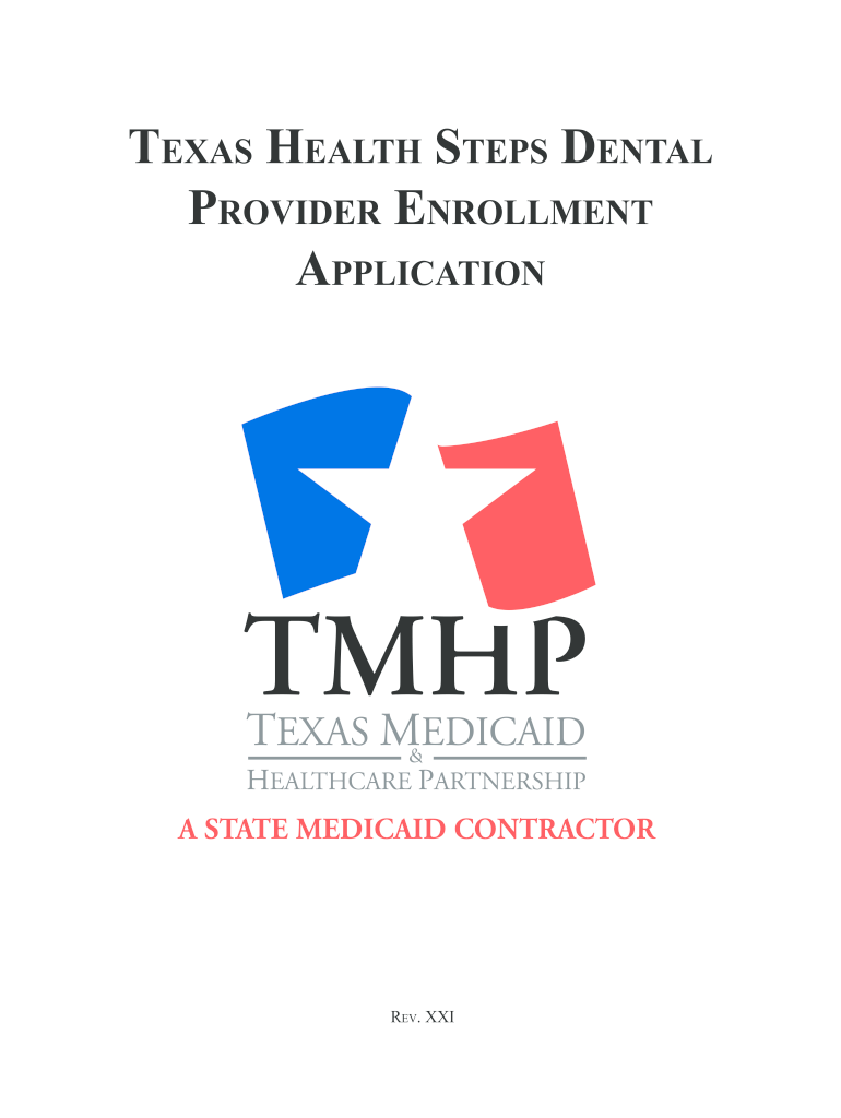  Tmhp Enrollment Form 2013-2024