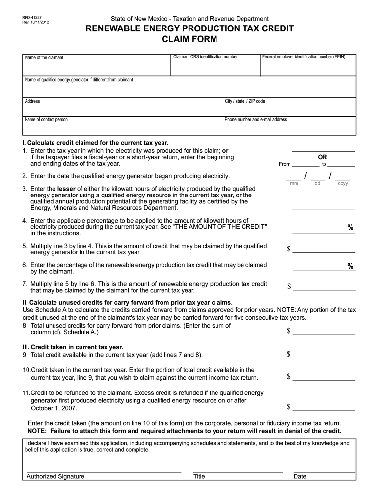  Rpd 41227  Form 2012