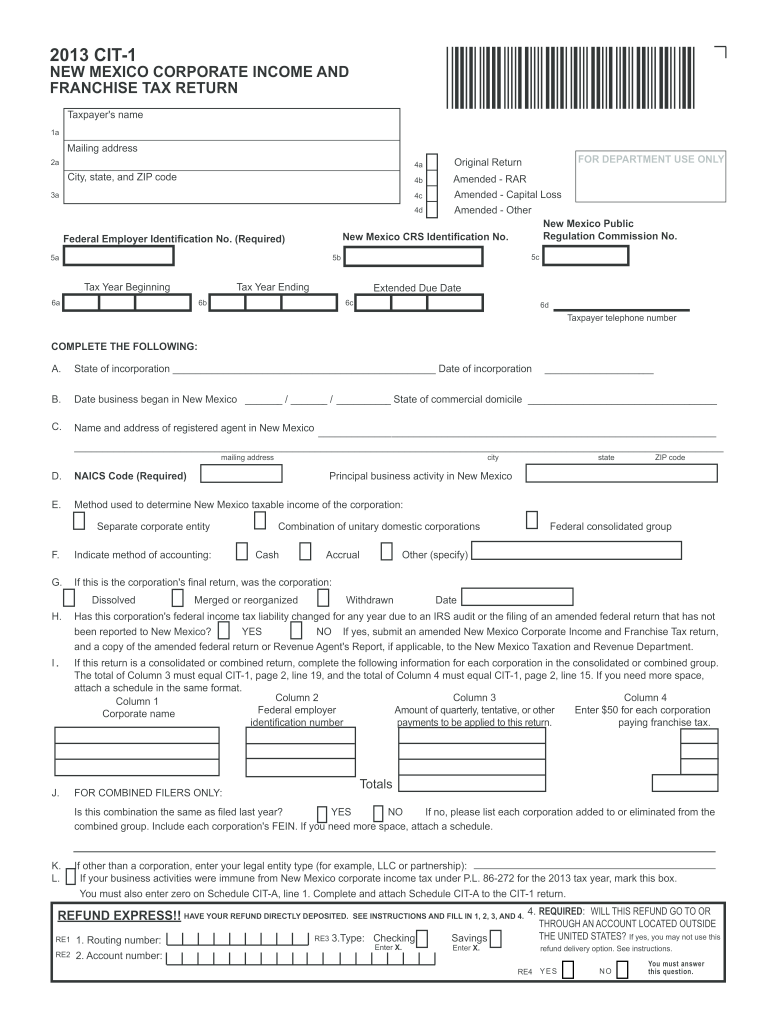  Corporatefranchise Tax Fyi NM Taxation and Revenue Department 2018