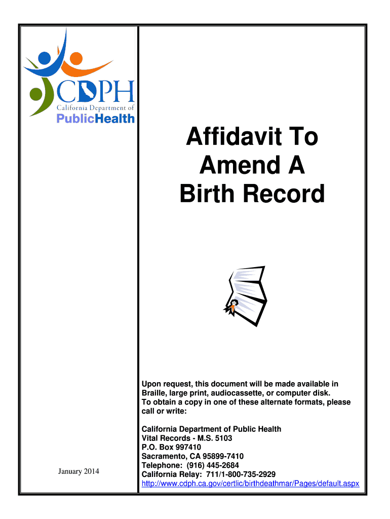  Amend Birth 2014-2024