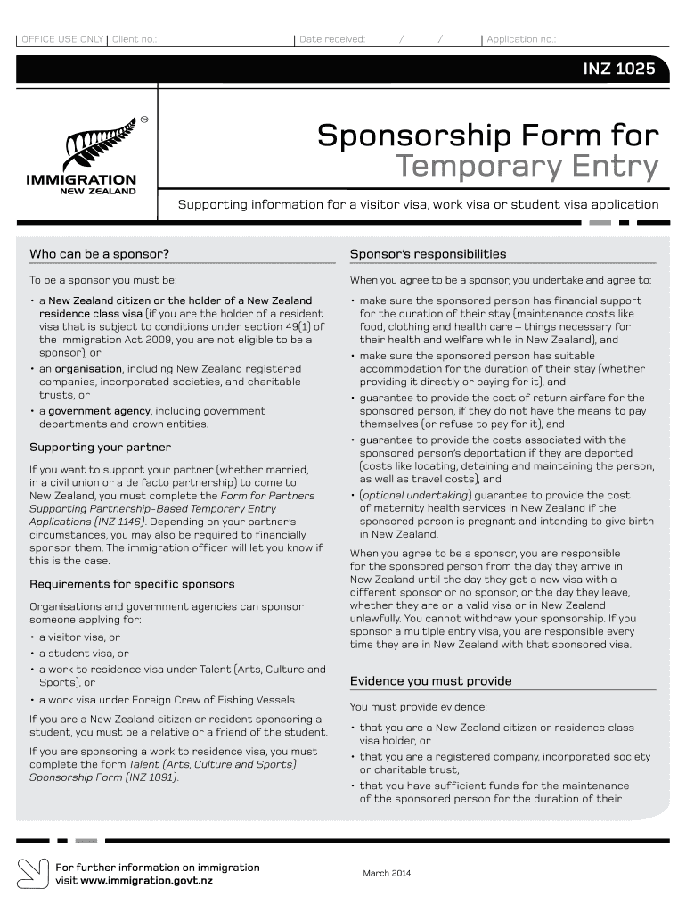  Inz 1025  Form 2014