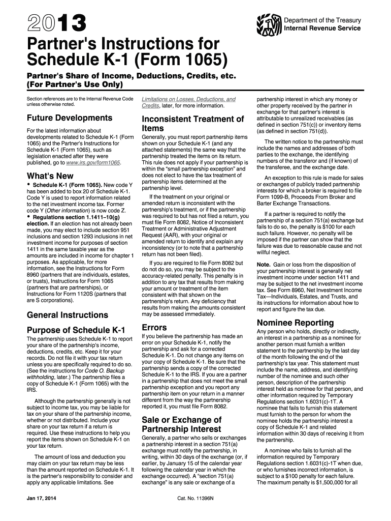  Form 1041 Schedule K 1 Instructions 2013