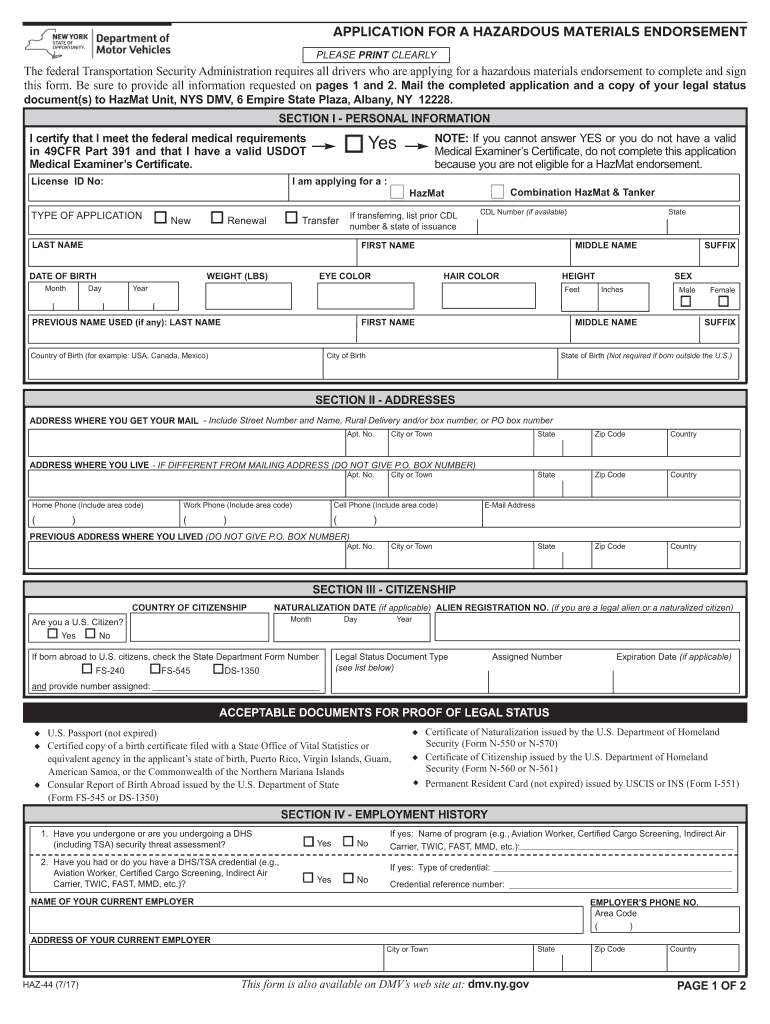  Haz 44 Form 2013-2024