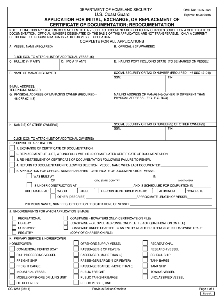  Cg 1258  Form 2014