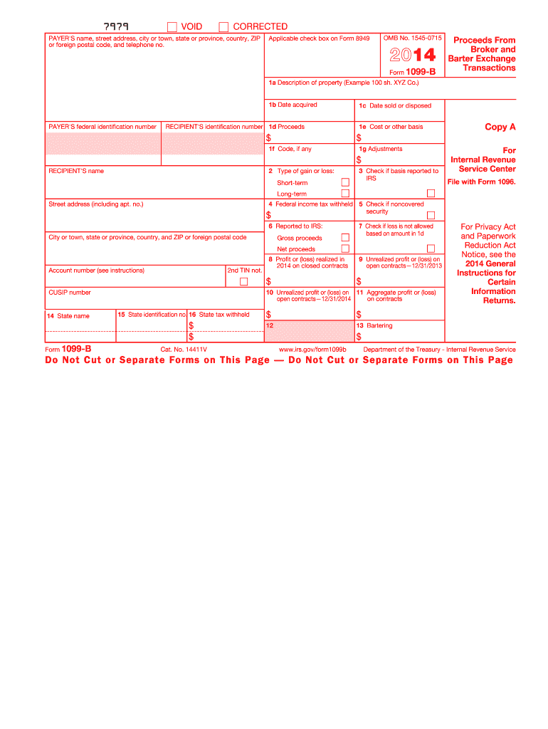 1099-B form