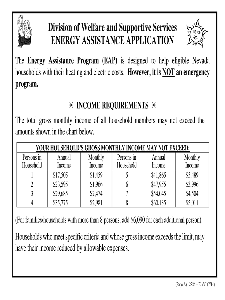 Get and Sign Energy Assistance Application 2014-2022 Form