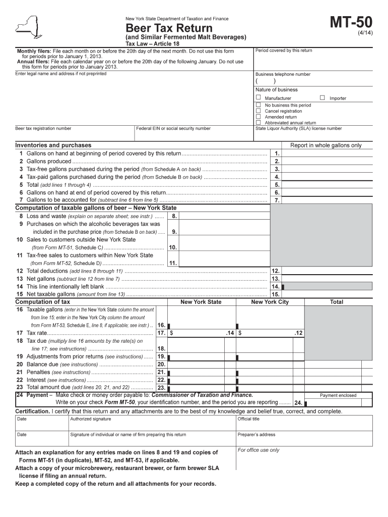  Mt 50  Form 2014