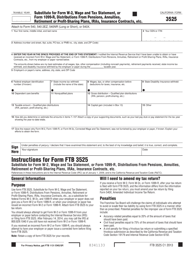 Get and Sign 3525 Form 2019-2022