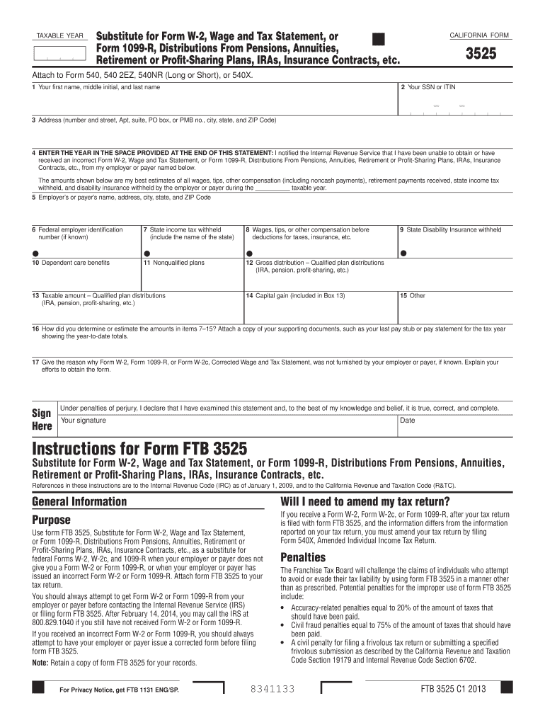  3525 Form 2019