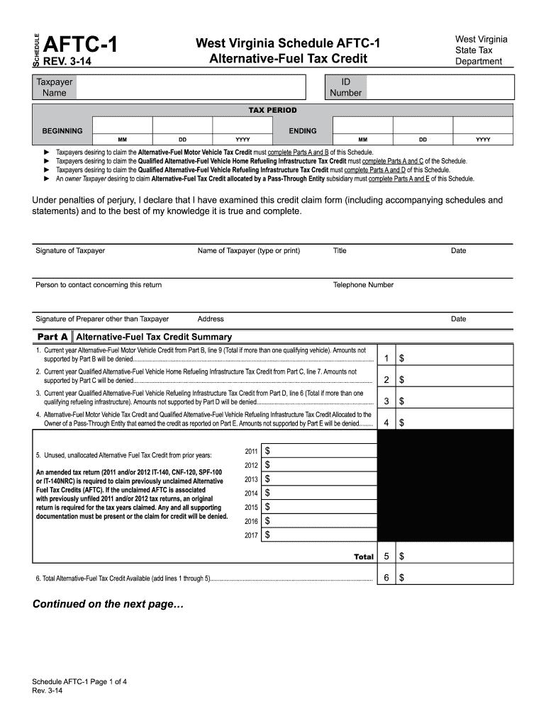  Aftc 1  Form 2014