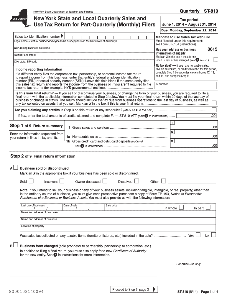 Get and Sign Ny Form 2014-2022