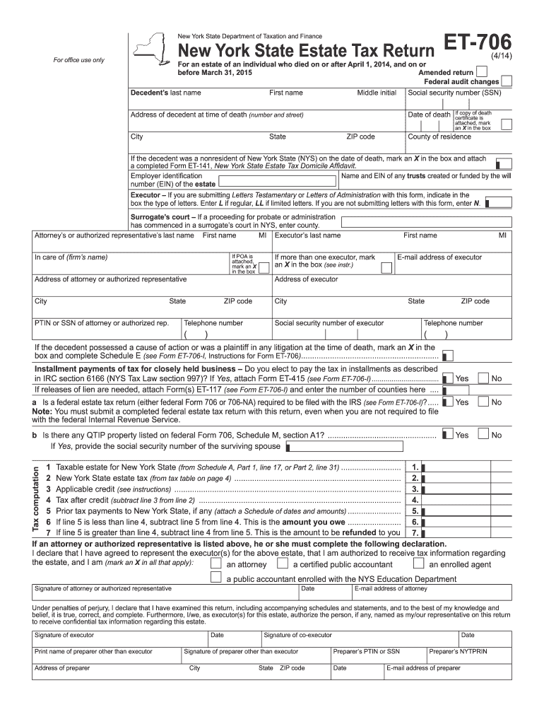  Et 706 Form 2019