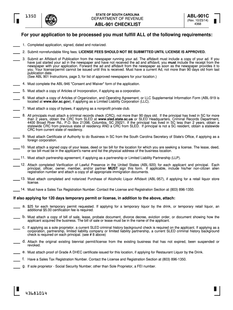  Abl 901 Form 2019