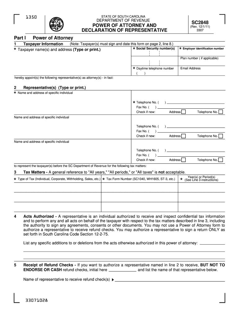  Sc2848  Form 2011