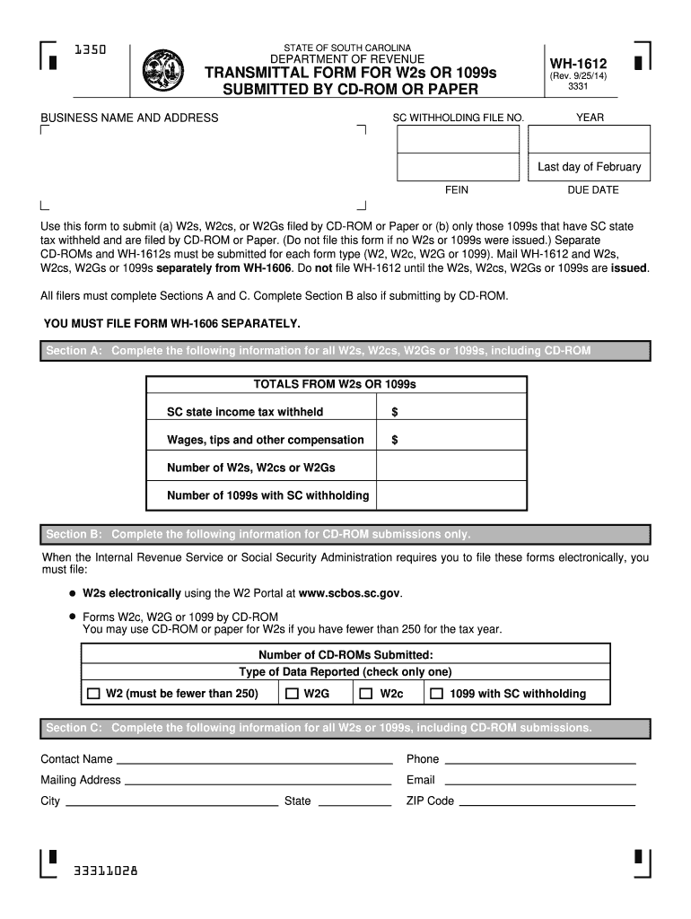  Form 1606 Sc1612 2014