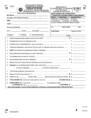  Form Sc 990 T 2020