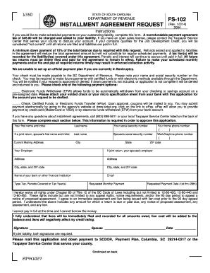  Fs 102 Form 2019