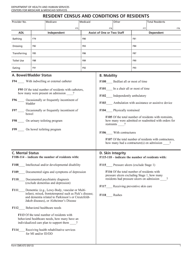 Cms 672 2012-2025