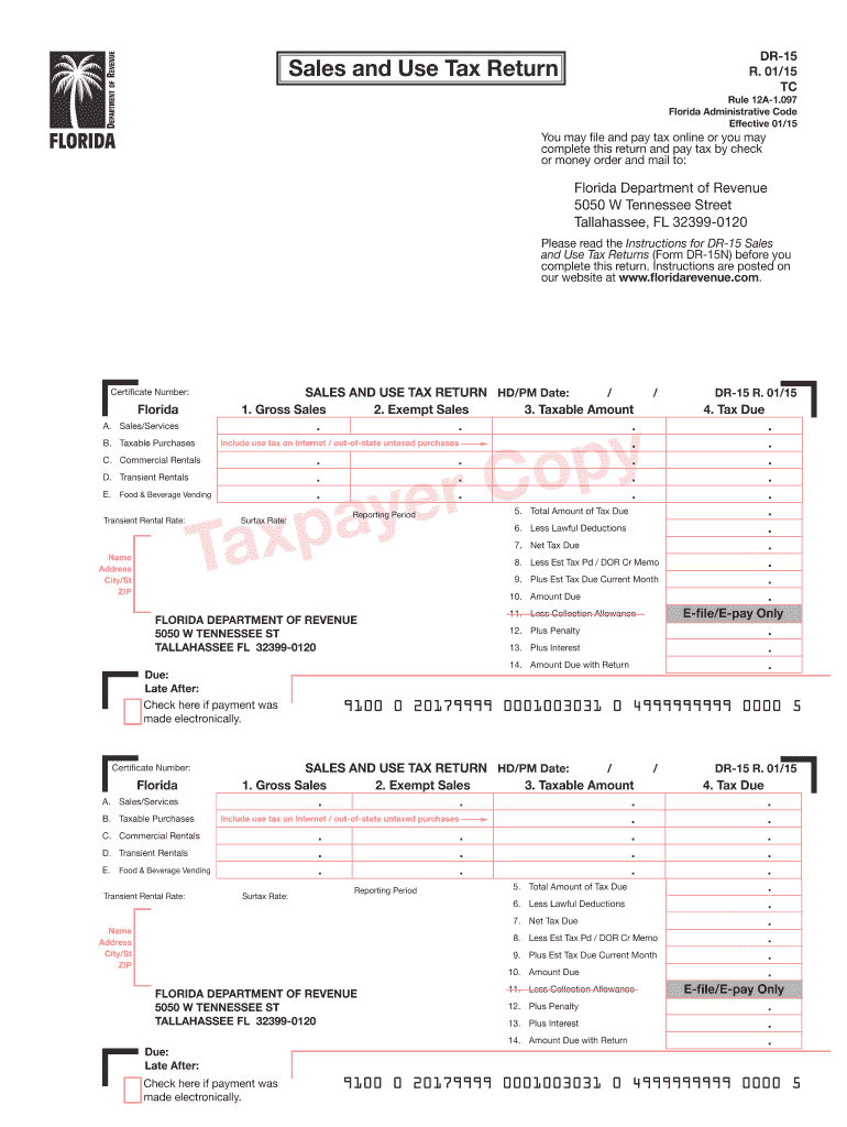  Dr 15  Form 2015