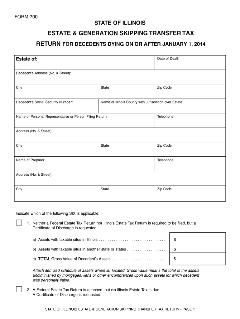  Illinois Form 700 2020