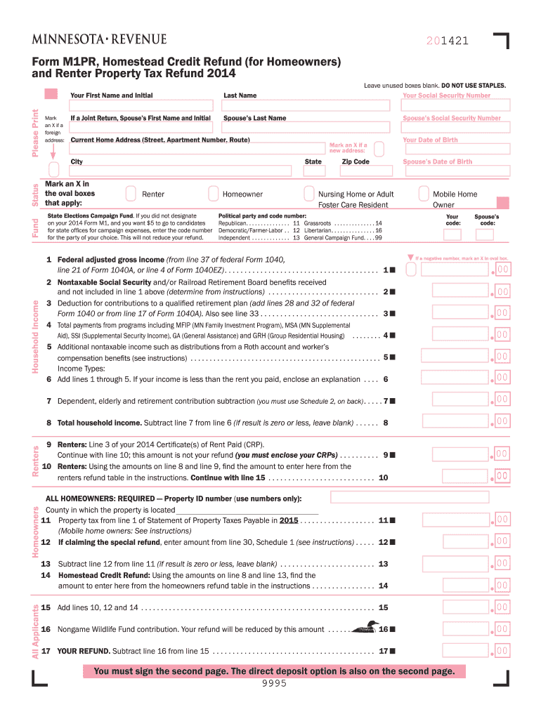  Mn Form Property Tax 2019