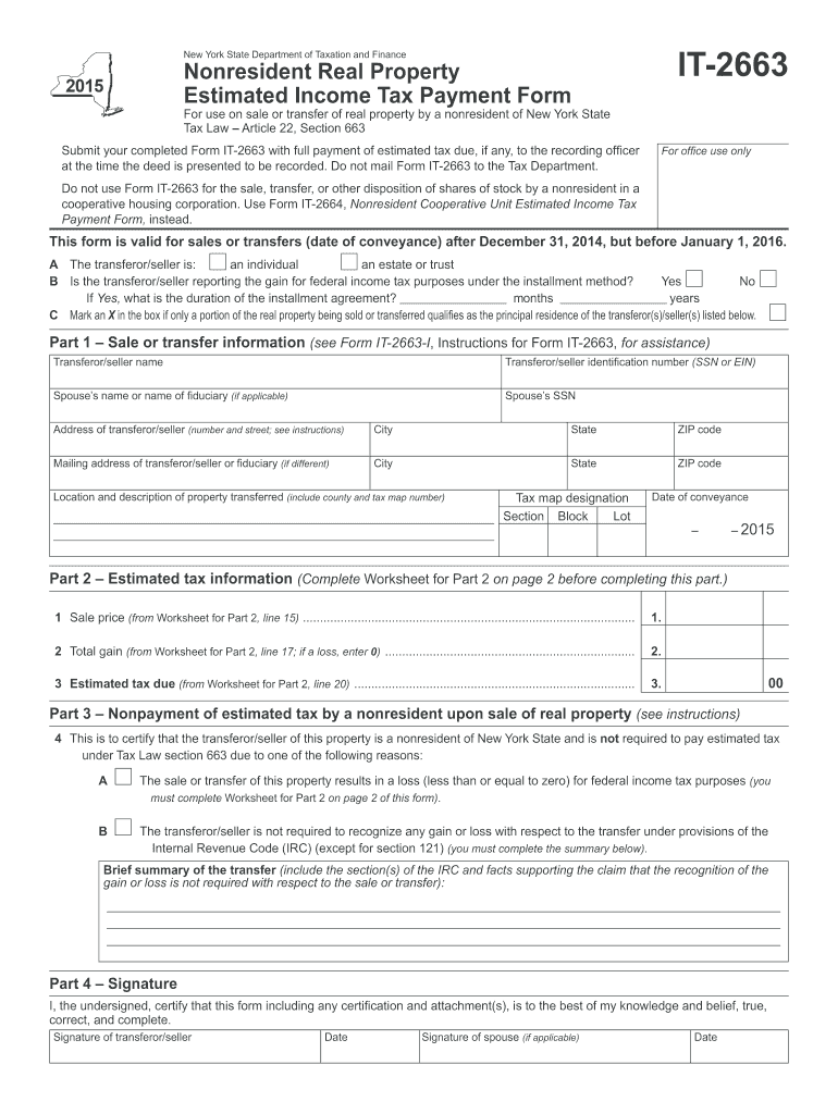  it 2663 Form 2021