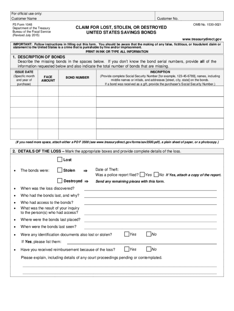Af Form 1048 Fill Out And Sign Printable PDF Template SignNow
