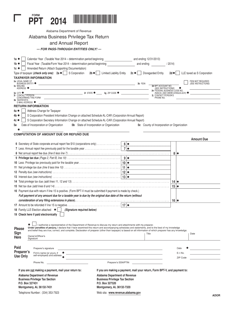  Form PPT 2020