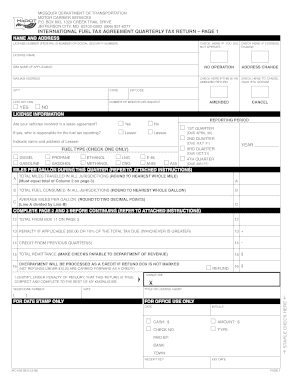 Get and Sign Modot Ifta  Form 2009-2022
