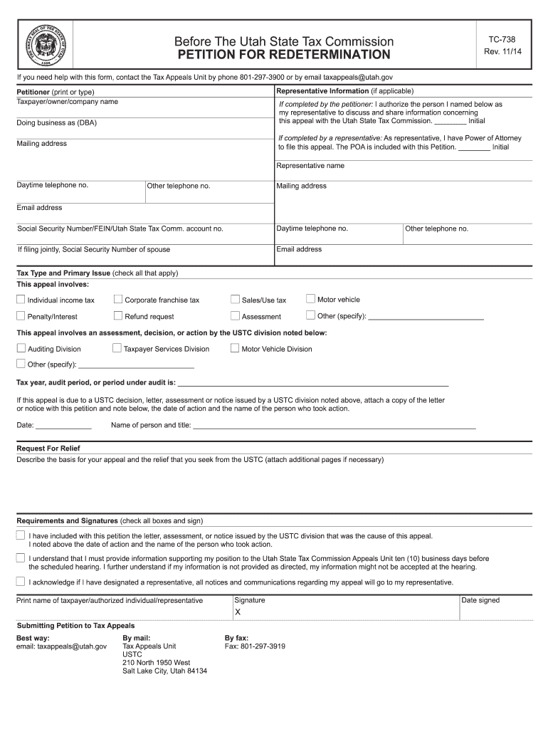  Tc 738 Form 2017