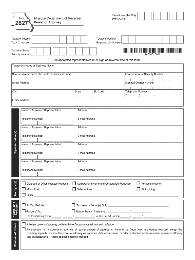  Form 2827pdffillercom 2014