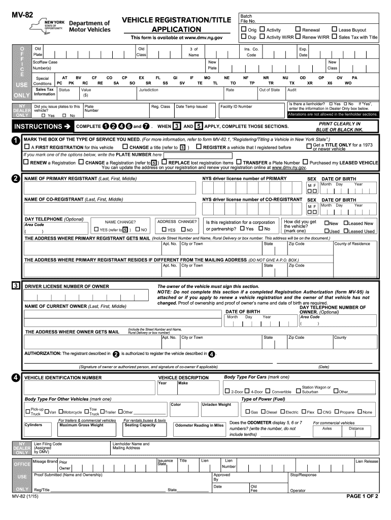 Mv82 Form Fill Out And Sign Printable Pdf Template Airslate Signnow