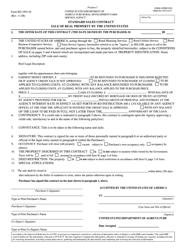  Standard Real Estate Sales Contract 2006-2024