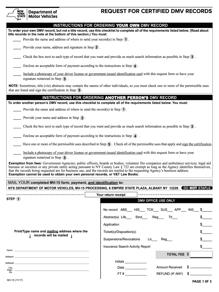  Form Mv 15 Dmv 2014