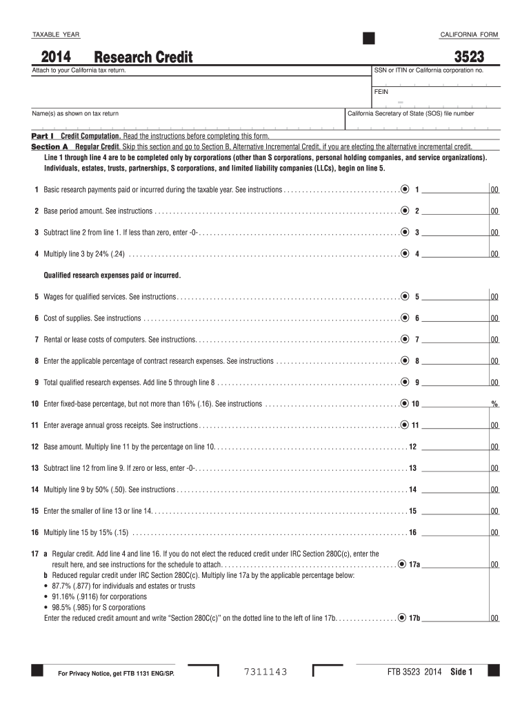  3523 Form 2019