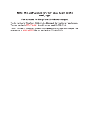 Form 2553 Instructionspdffillercom - Fill Out and Sign Printable PDF  Template | signNow