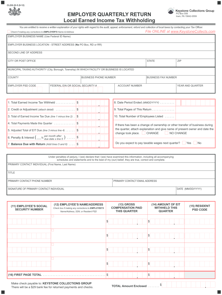  Clgs 32 5 Form 2016