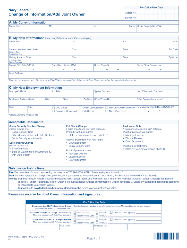  Federal Account Navy 2014-2024