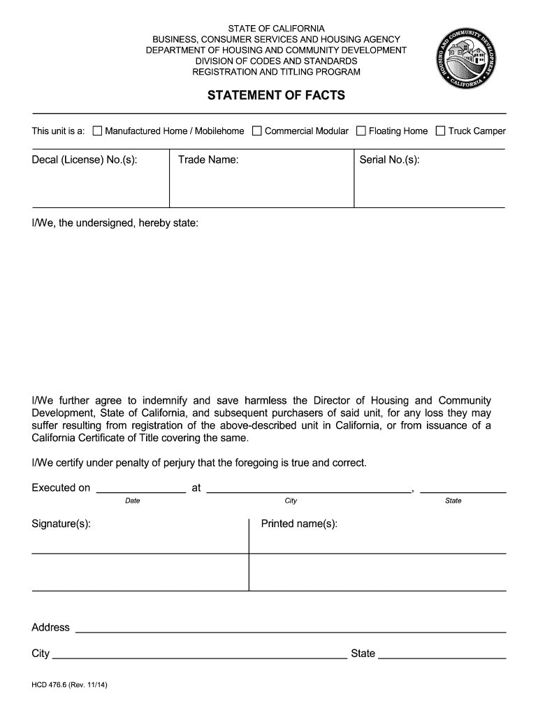  Hcd Rt 476 6 Fillable 2014-2024