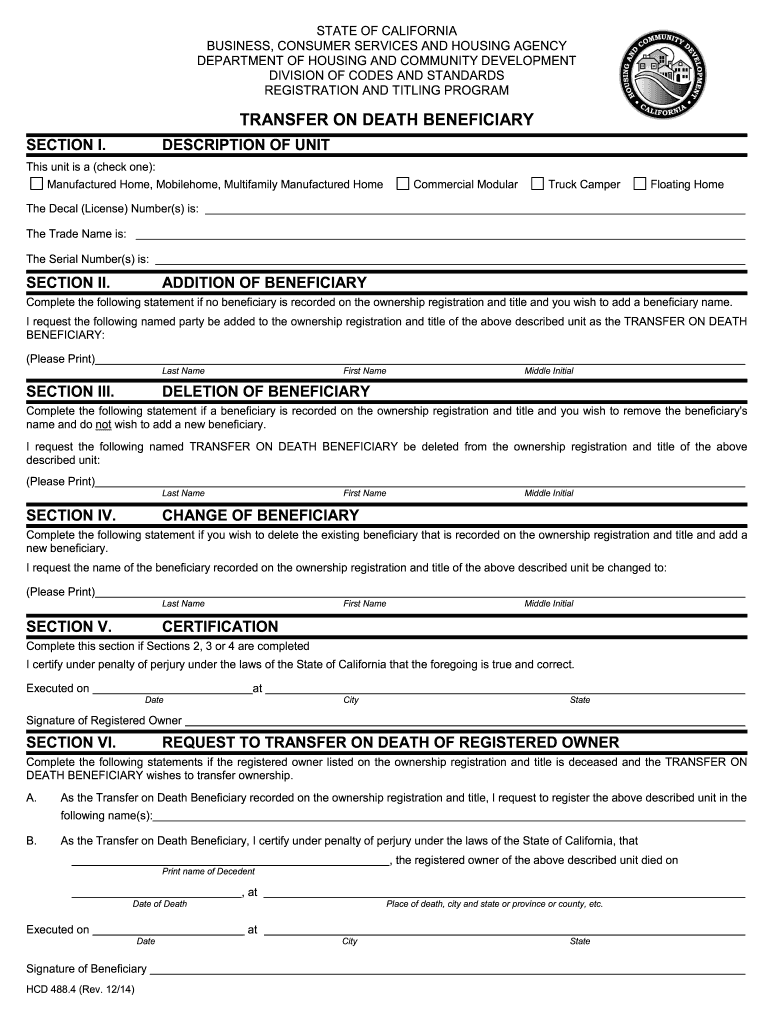  Hcd Forms 2014-2024