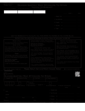  Oklahoma Wage Withholding Form 2014