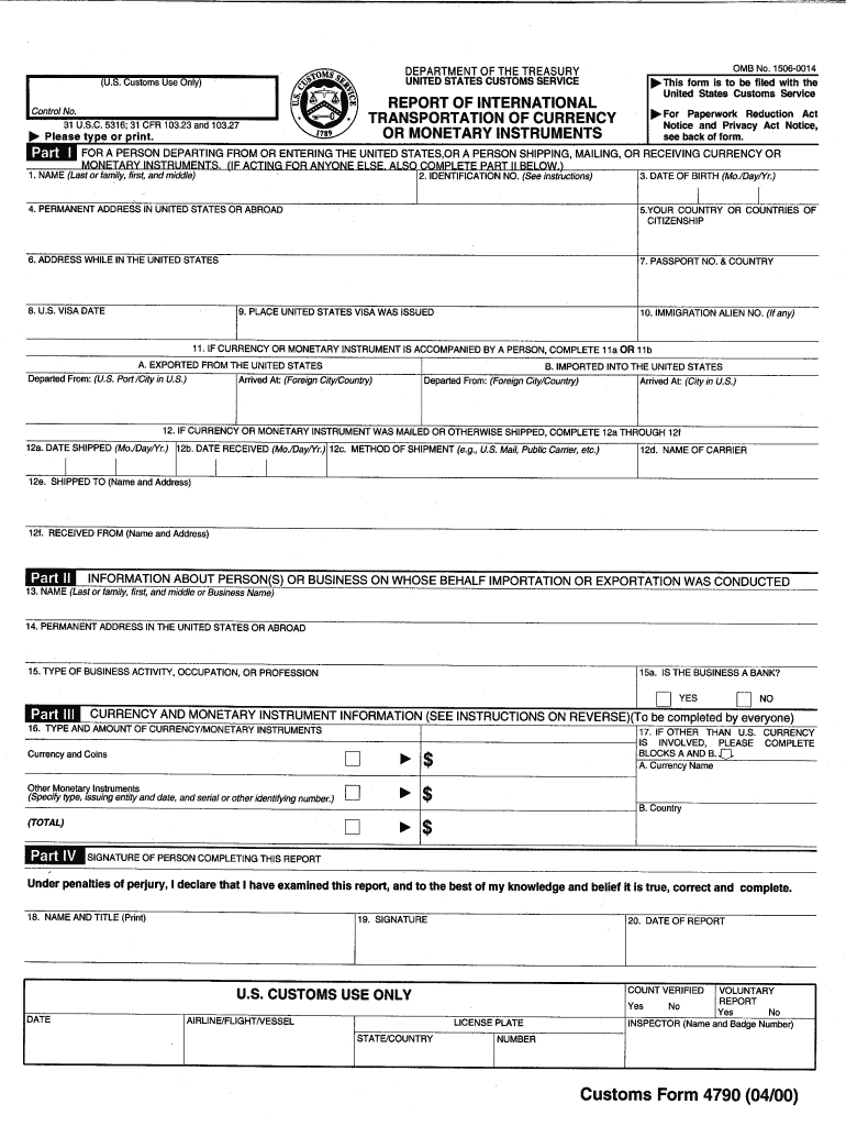  Form 4790 2000-2024