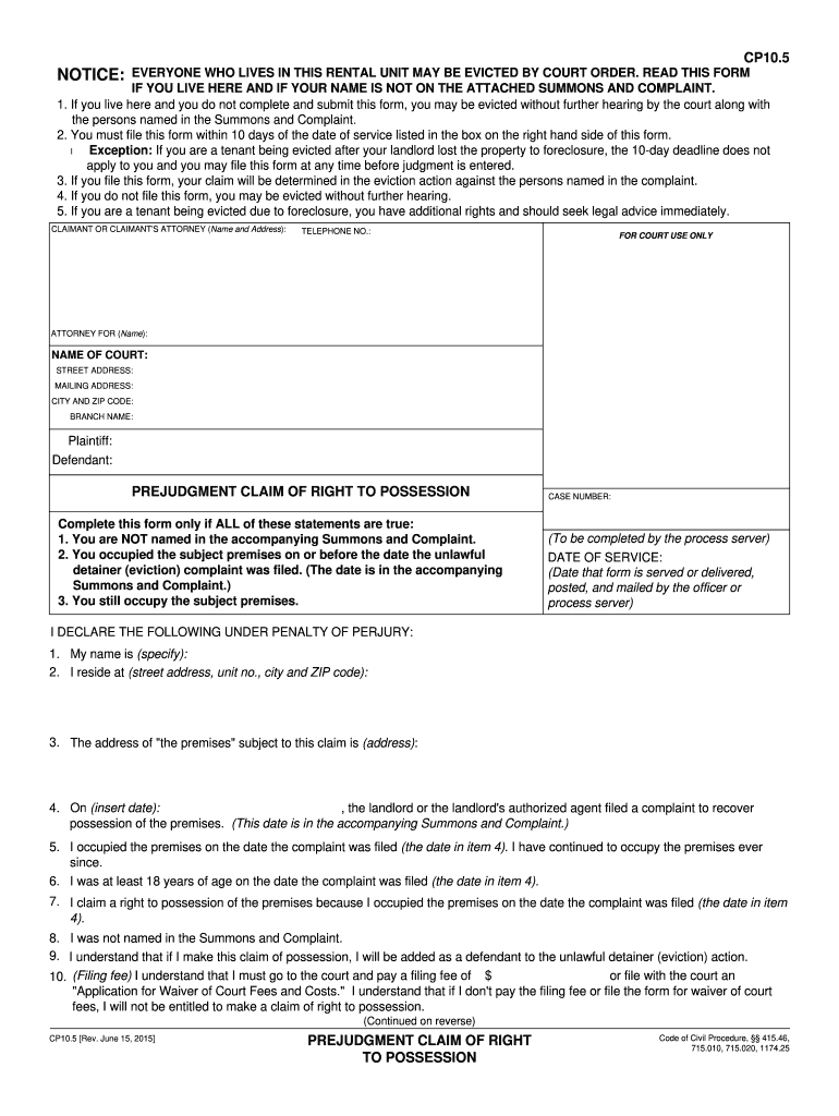  Cp10 5 Form 2015-2024