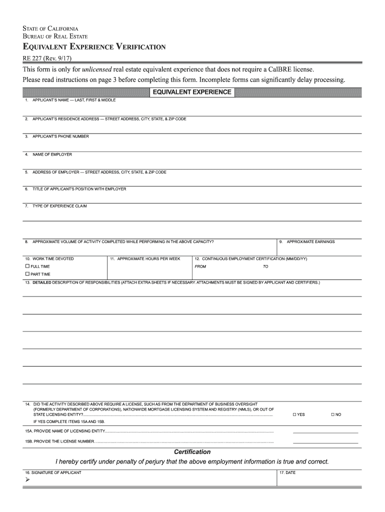  Form 227 2015