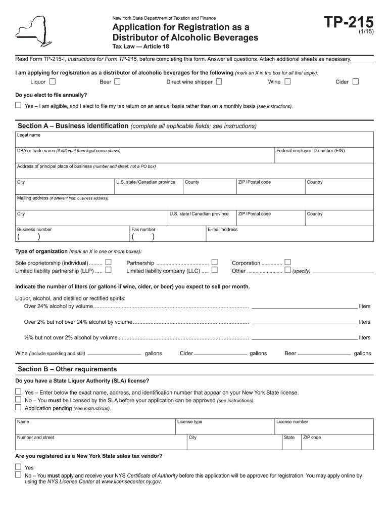  Tp 215  Form 2015