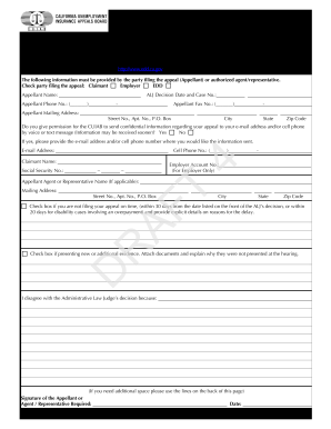 How to Fill Out Cuiab Board Appeal Form