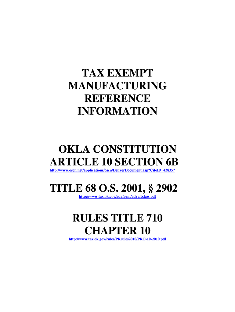 Get and Sign Ok Exempt  Form 2015-2022
