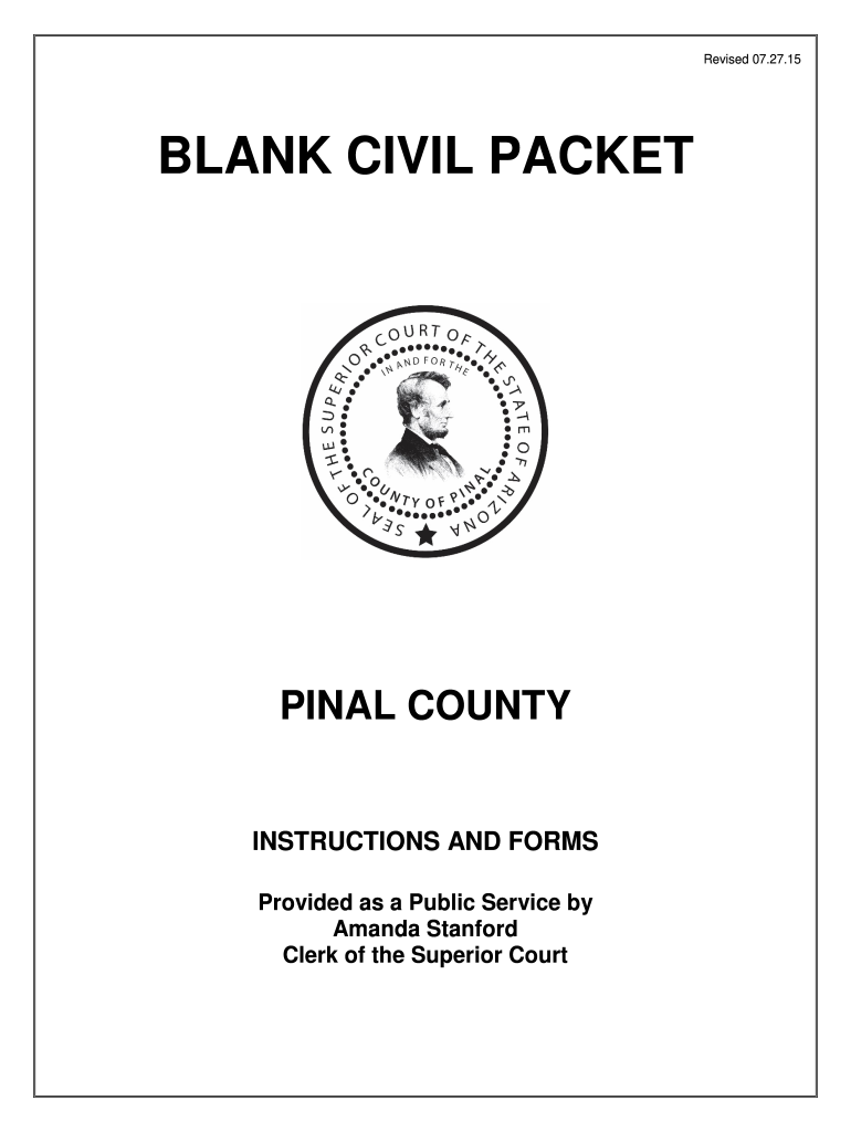 Get and Sign Blank Civil  Form 2015
